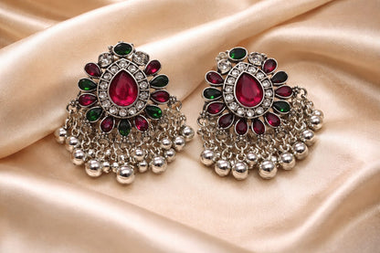 Elegant Traditional Kundan Earrings
